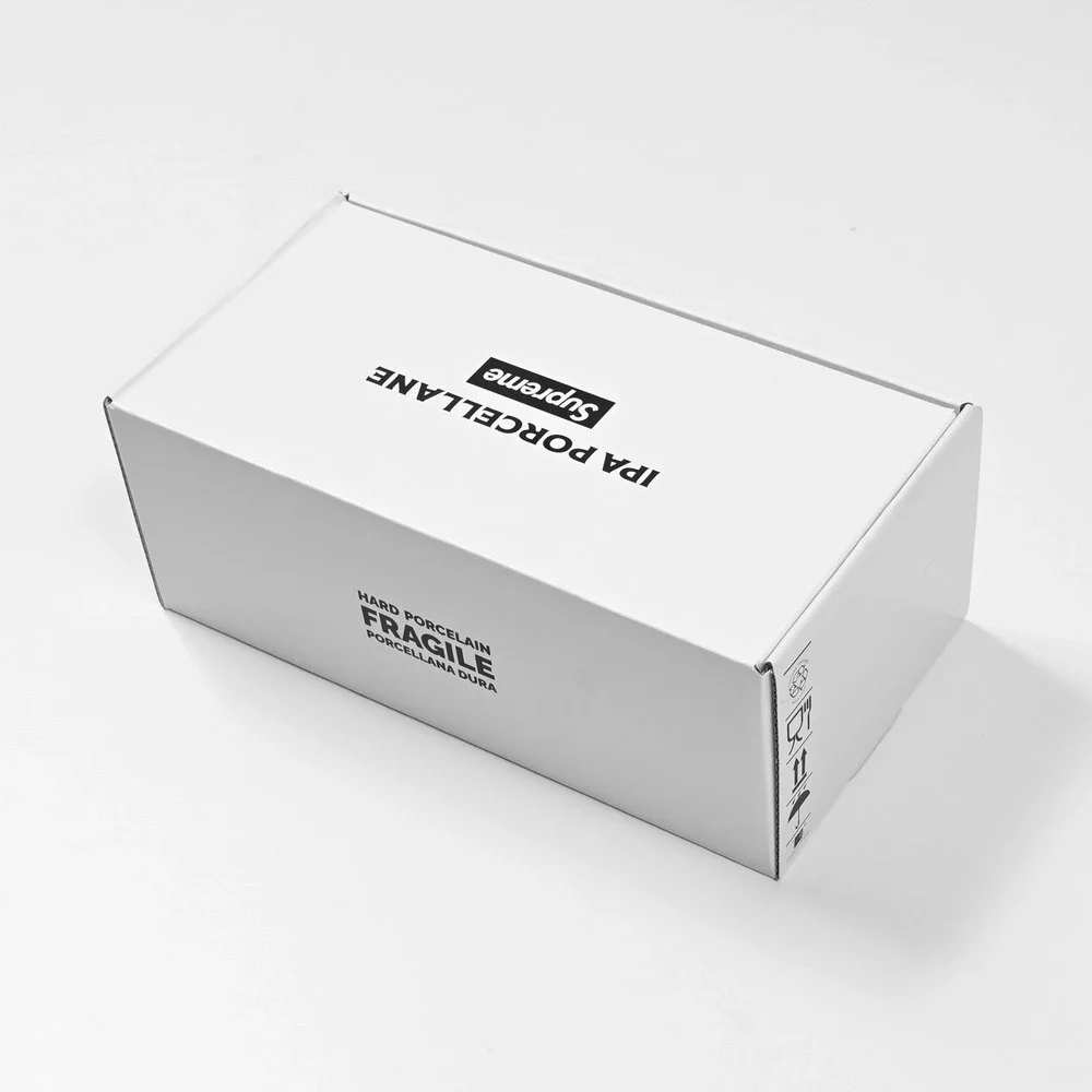 Supreme IPA Porcellane Aosta Espresso‎ Set Of 2 Black And White Rare ✅ Authentic